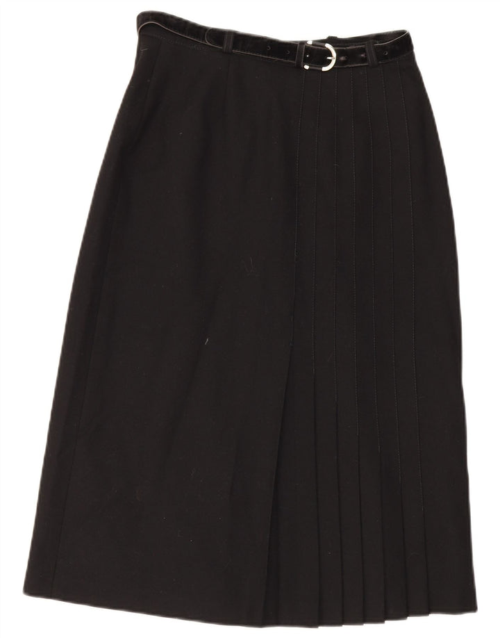 Saia vintage feminina linha A W28 médio preto
