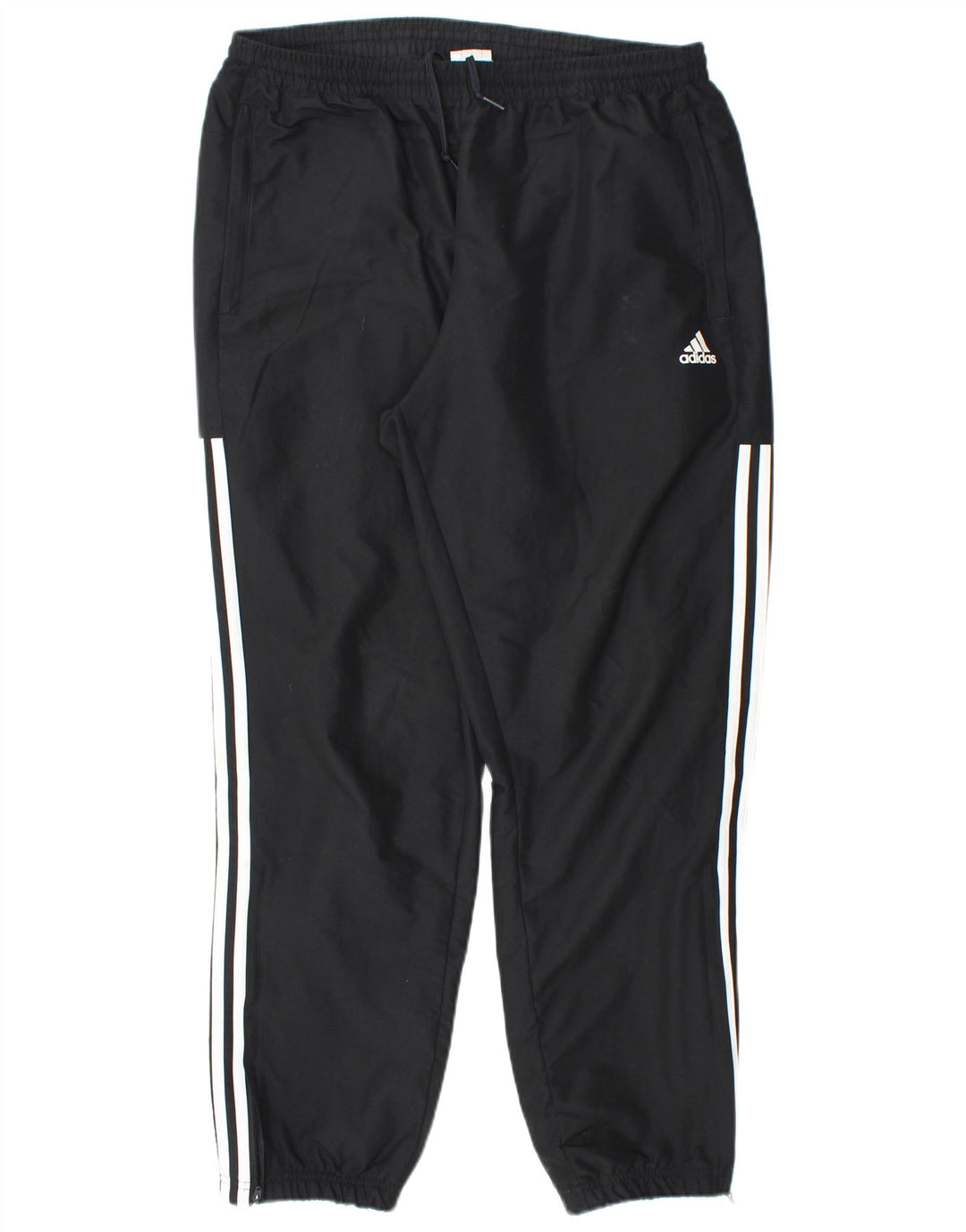 Calça de treino masculina ADIDAS joggers grande poliéster preto