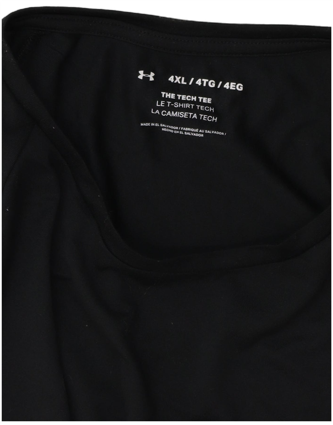 Camiseta masculina UNDER ARMOUR Top 4XL preta