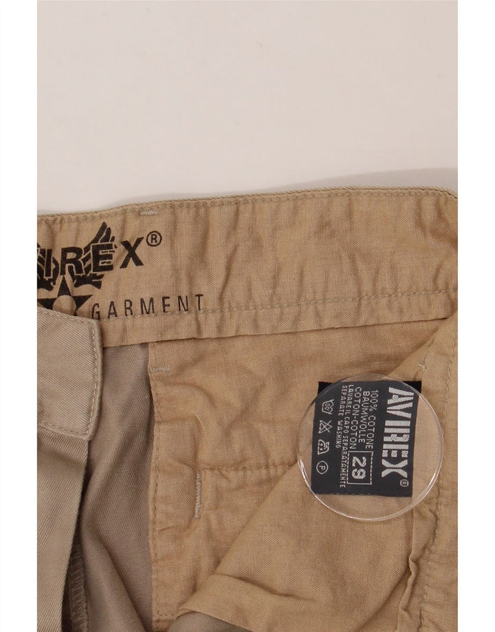 AVIREX Mens Straight Chino Trousers W29 L28 Beige Cotton Vintage Avirex and Second-Hand Avirex from Messina Hembry 