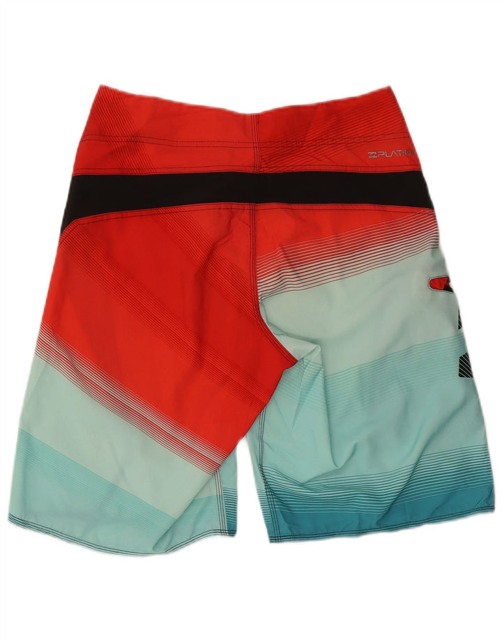 Shorts de natação masculino BILLABONG gráfico pequeno poliéster colorido vermelho