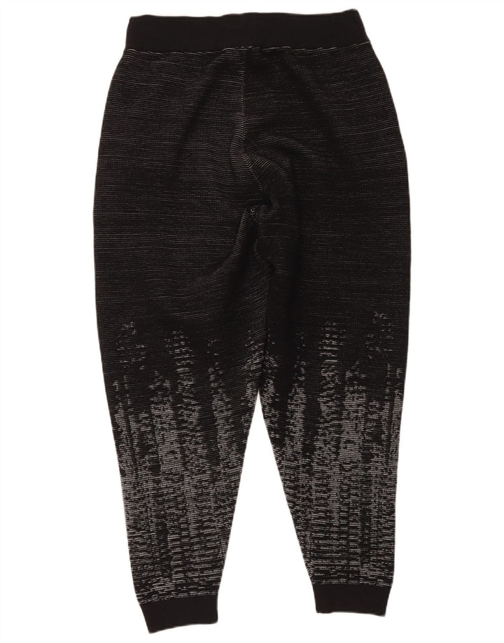 Adidas Mens Treino Calça Joggers Médio Preto Geométrico Lã
