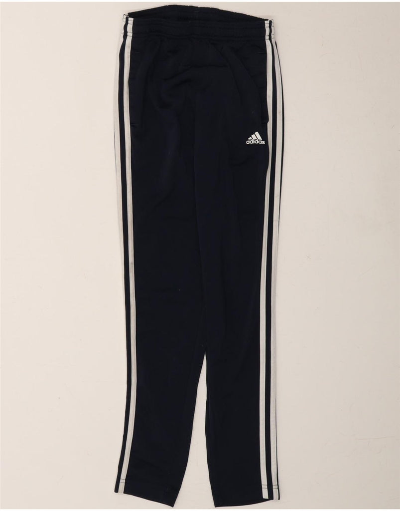 ADIDAS Boys Aeroready Tracksuit Trousers 11-12 Years  Navy Blue Polyester Vintage Adidas and Second-Hand Adidas from Messina Hembry 