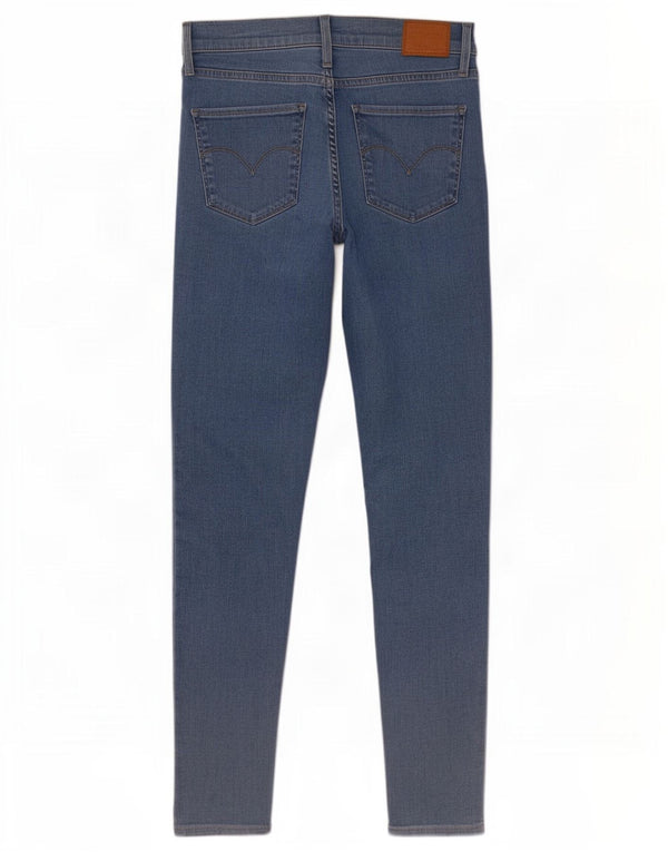 Calça jeans feminina Levi's 720 High Rise Super Skinny W27 L30 azul algodão