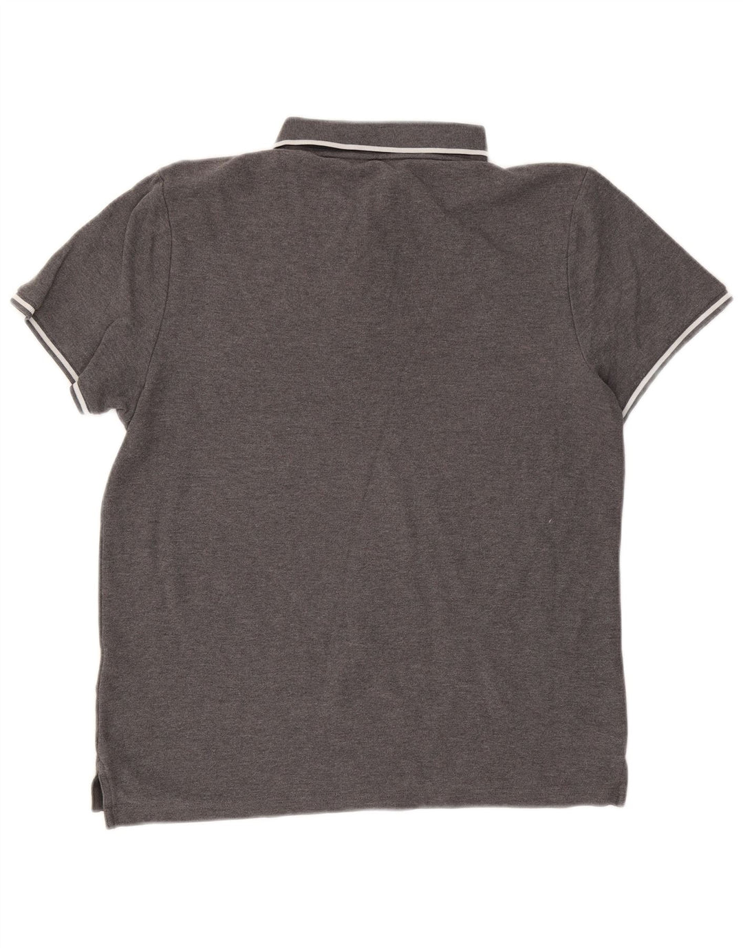 Camisa polo masculina Nike grande algodão cinza
