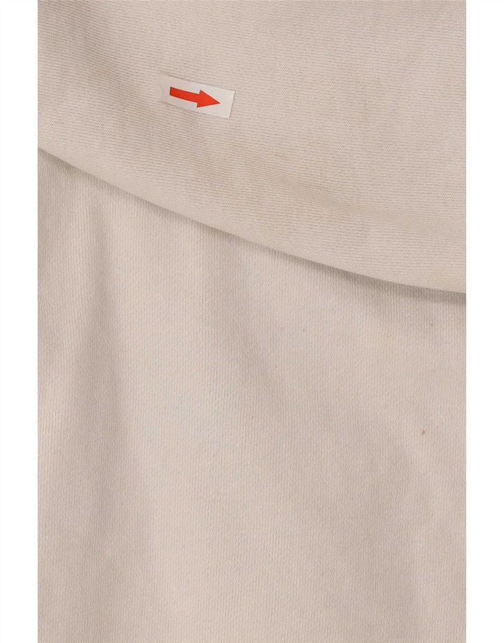 Fila moletom gráfico masculino jumper médio branco colorblock algodão