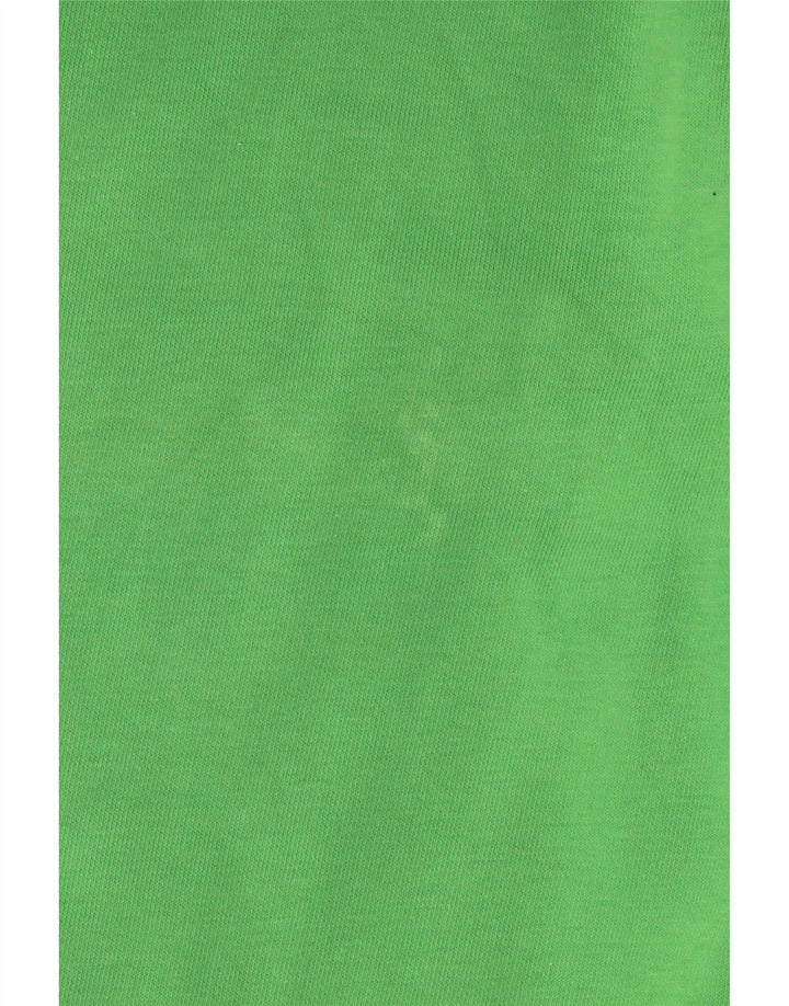 TOMMY HILFIGER Mens Graphic Hoodie Jumper Small Green Cotton Vintage Tommy Hilfiger and Second-Hand Tommy Hilfiger from Messina Hembry 