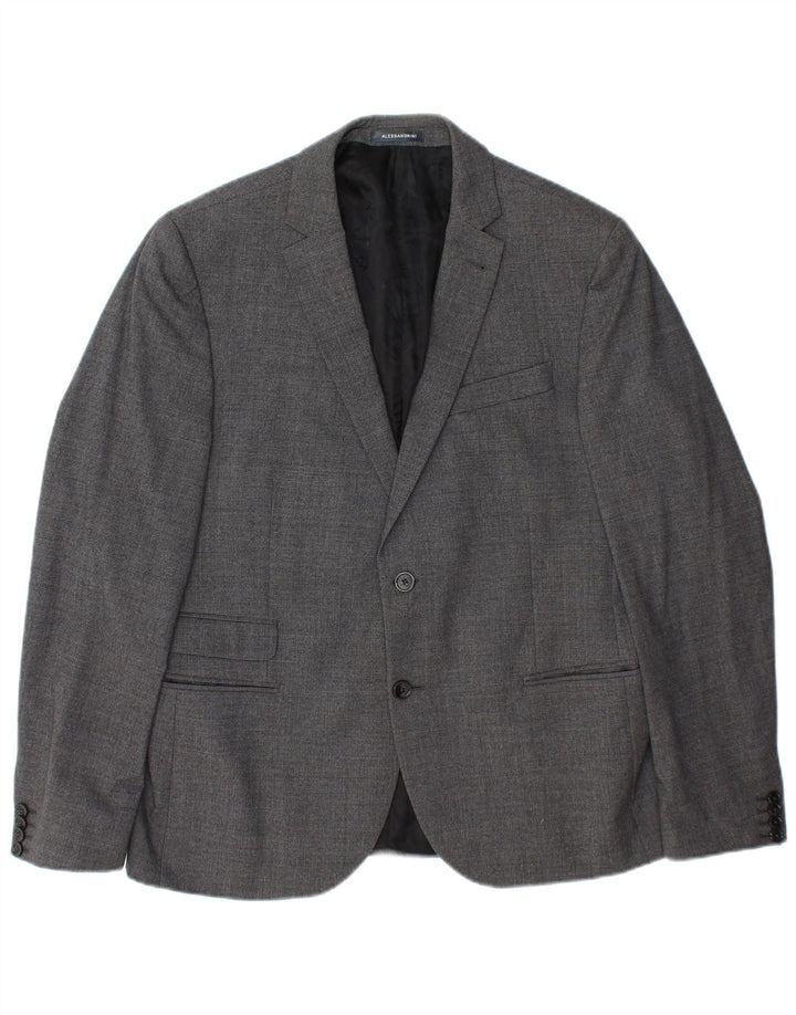Jaqueta blazer masculina de 2 botões Daniele Alessandrini IT 52 XL cinza Houndstooth