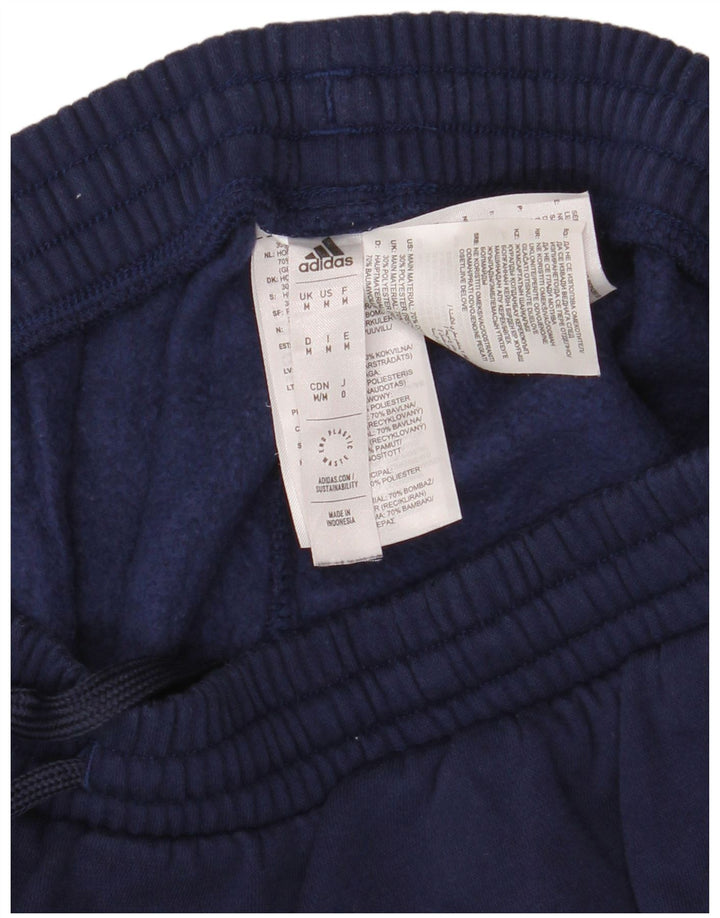 ADIDAS Mens Calças de treino Joggers Médio Azul Marinho Algodão