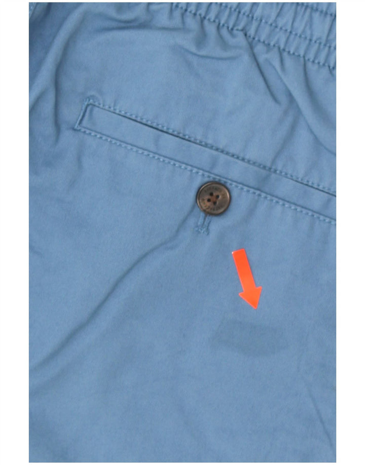 Shorts Chino Masculino Fat Face W36 Grande Algodão Azul