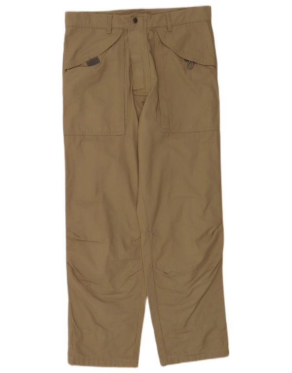 Calça casual reta masculina North Sails IT 46 pequena W30 L30 bege