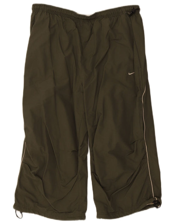 Calça de treino Nike masculina Capri XL verde poliéster