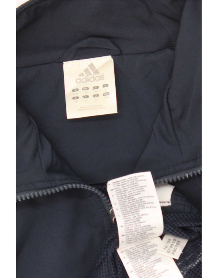 Adidas Mens Tracksuit Top Jacket UK 40/42 Médio Azul Marinho Colorblock