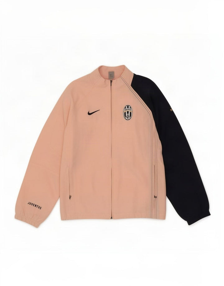 Nike Mens Juventus Tracksuit Top Jaqueta Pequena Rosa Colorblock Poliéster