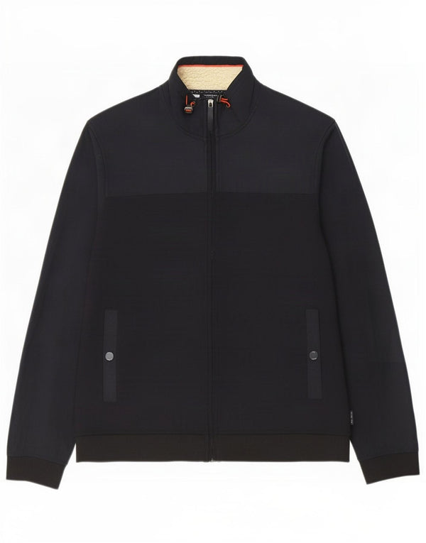 Ted Baker Mens Tracksuit Top Jacket Tamanho 5 XL Azul marinho Colourblock