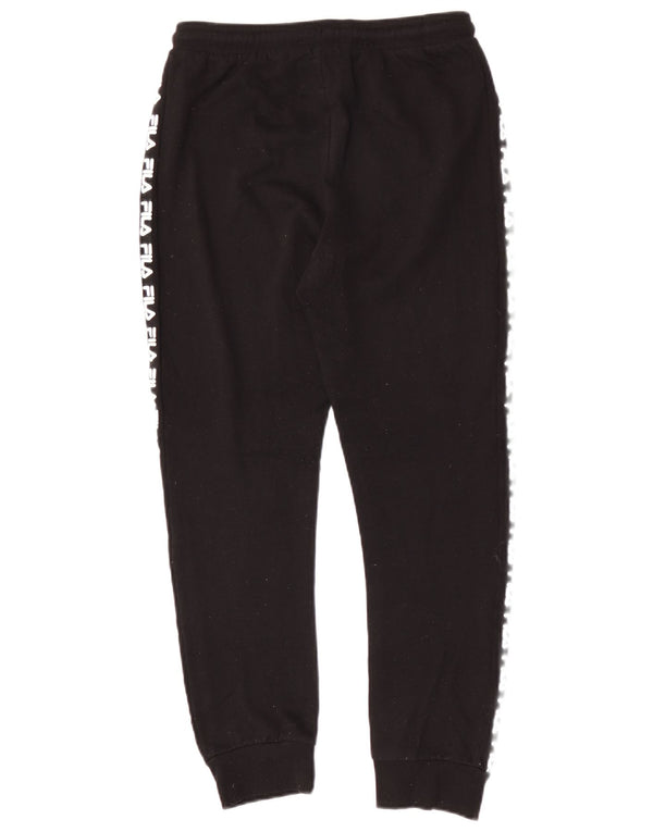 Fila Boys Graphic Calças de treino joggers 13-14 anos preto poliéster