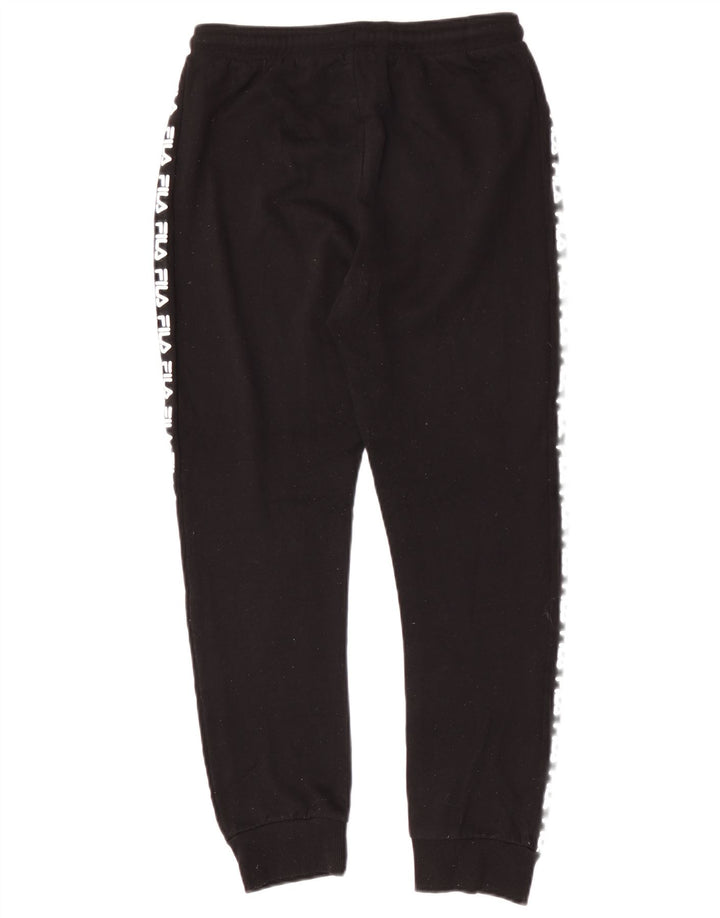 Fila Boys Graphic Calças de treino joggers 13-14 anos preto poliéster