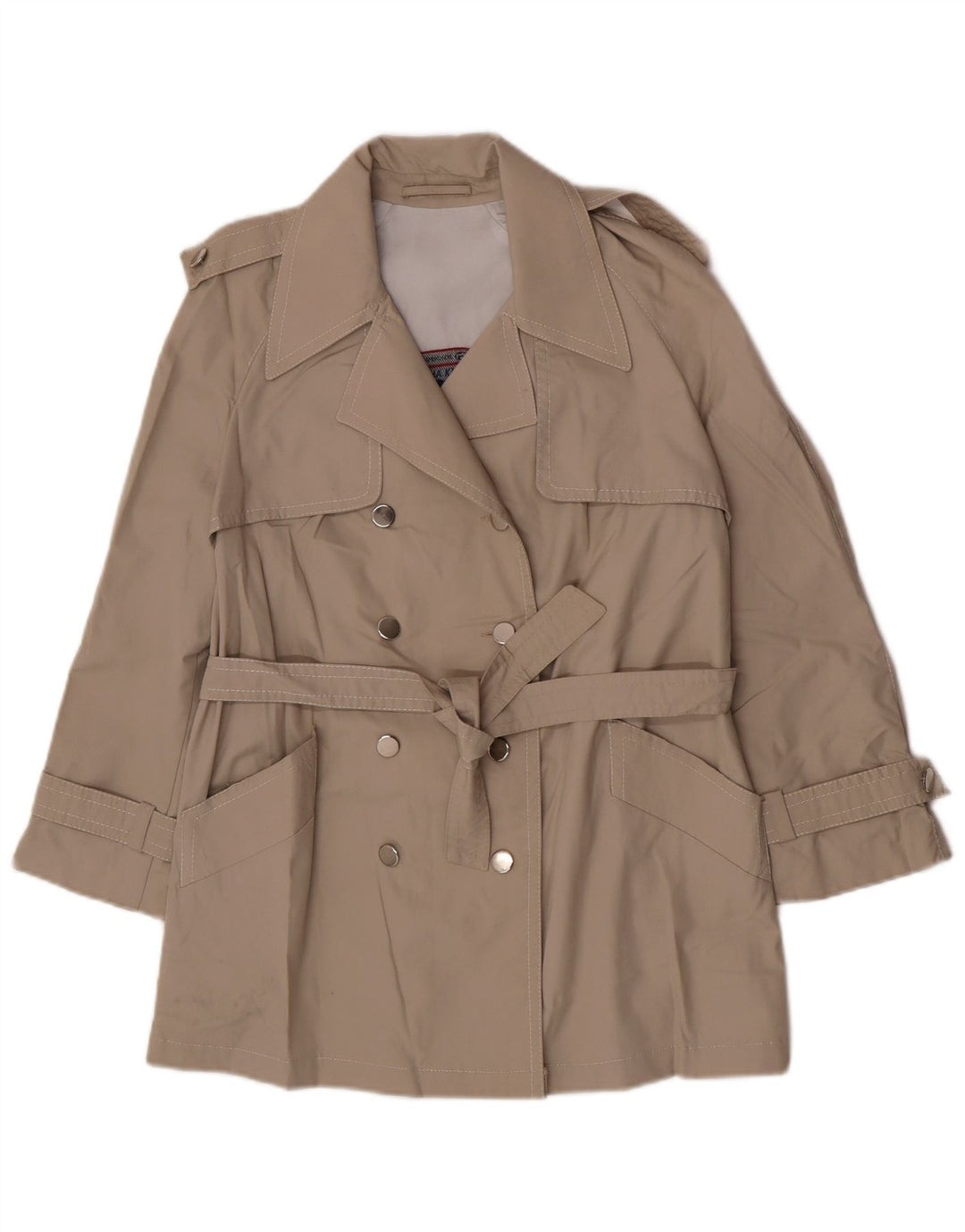 Trench Coat feminino vintage IT 44 médio bege