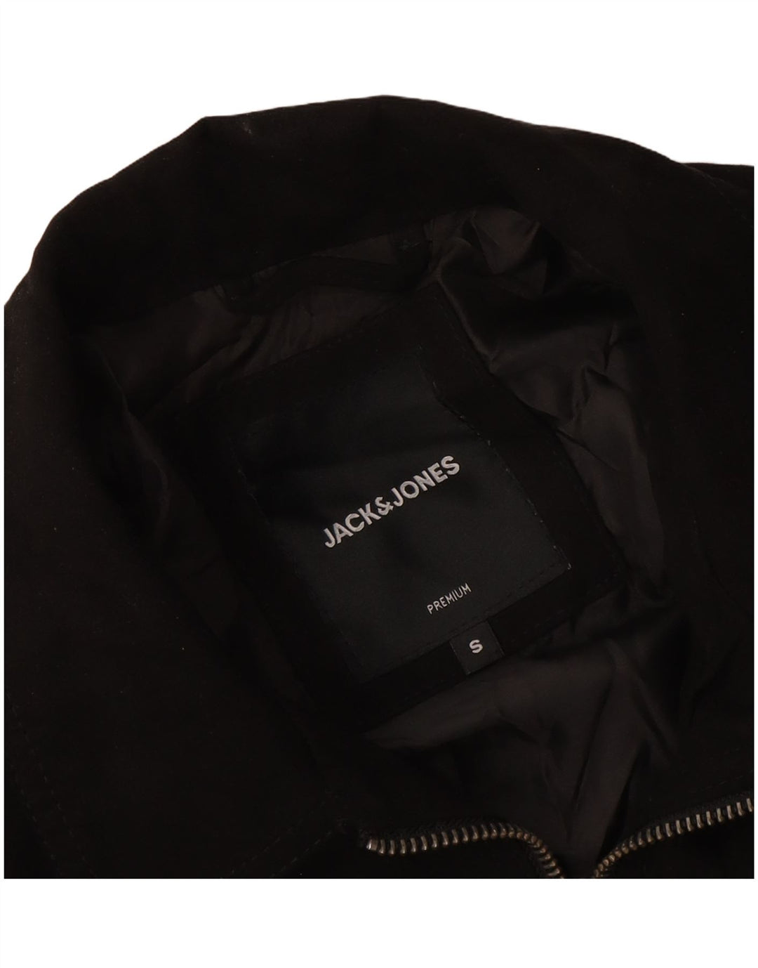 Jaqueta utilitária masculina Jack & Jones UK 36 pequena preta