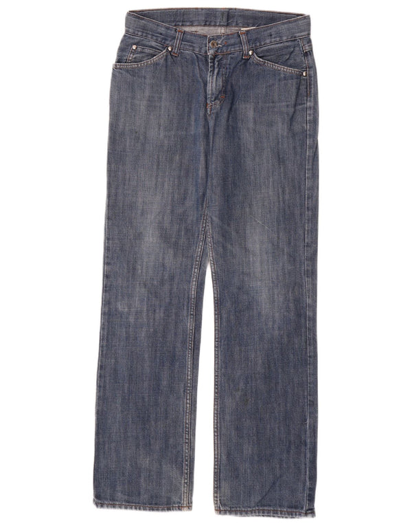Jeans retos vintage para meninos 13-14 anos W30 L31 algodão azul