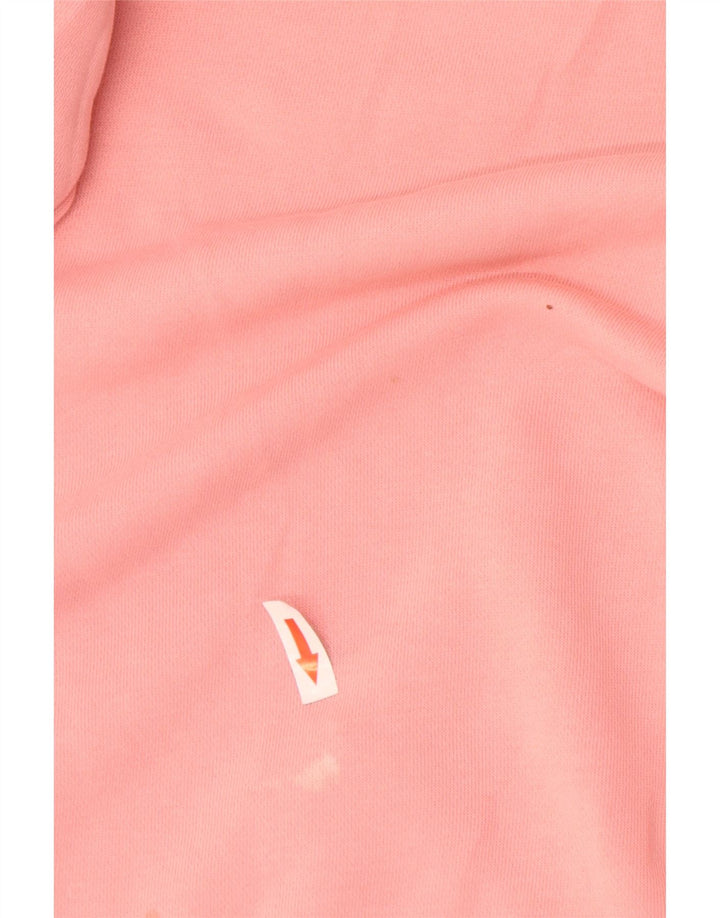 Adidas feminino gráfico moletom jumper reino unido 12/14 médio rosa algodão