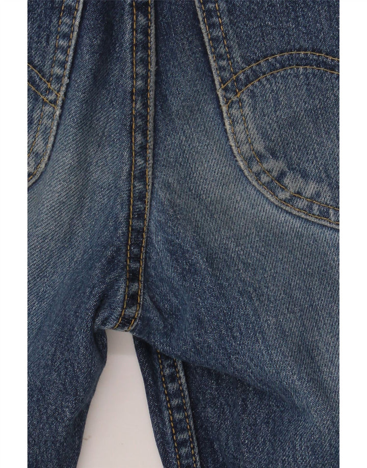 Calça jeans reta feminina Lee US 10 grande W24 L28 algodão azul