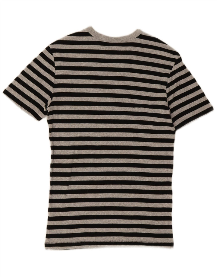Camiseta masculina G-STAR top pequeno algodão listrado preto