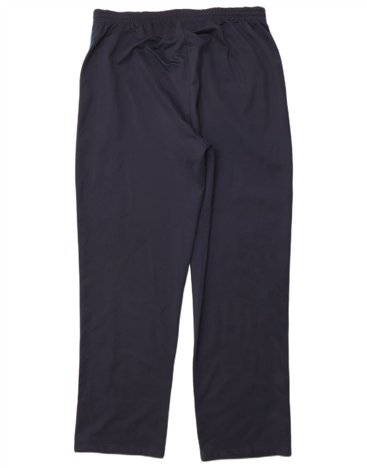 Calça de treino masculina KAPPA 2XL poliéster colorblock azul marinho