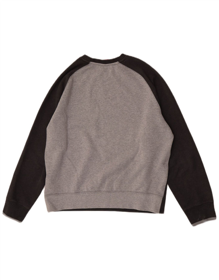 Nike masculino gráfico moletom jumper grande algodão preto