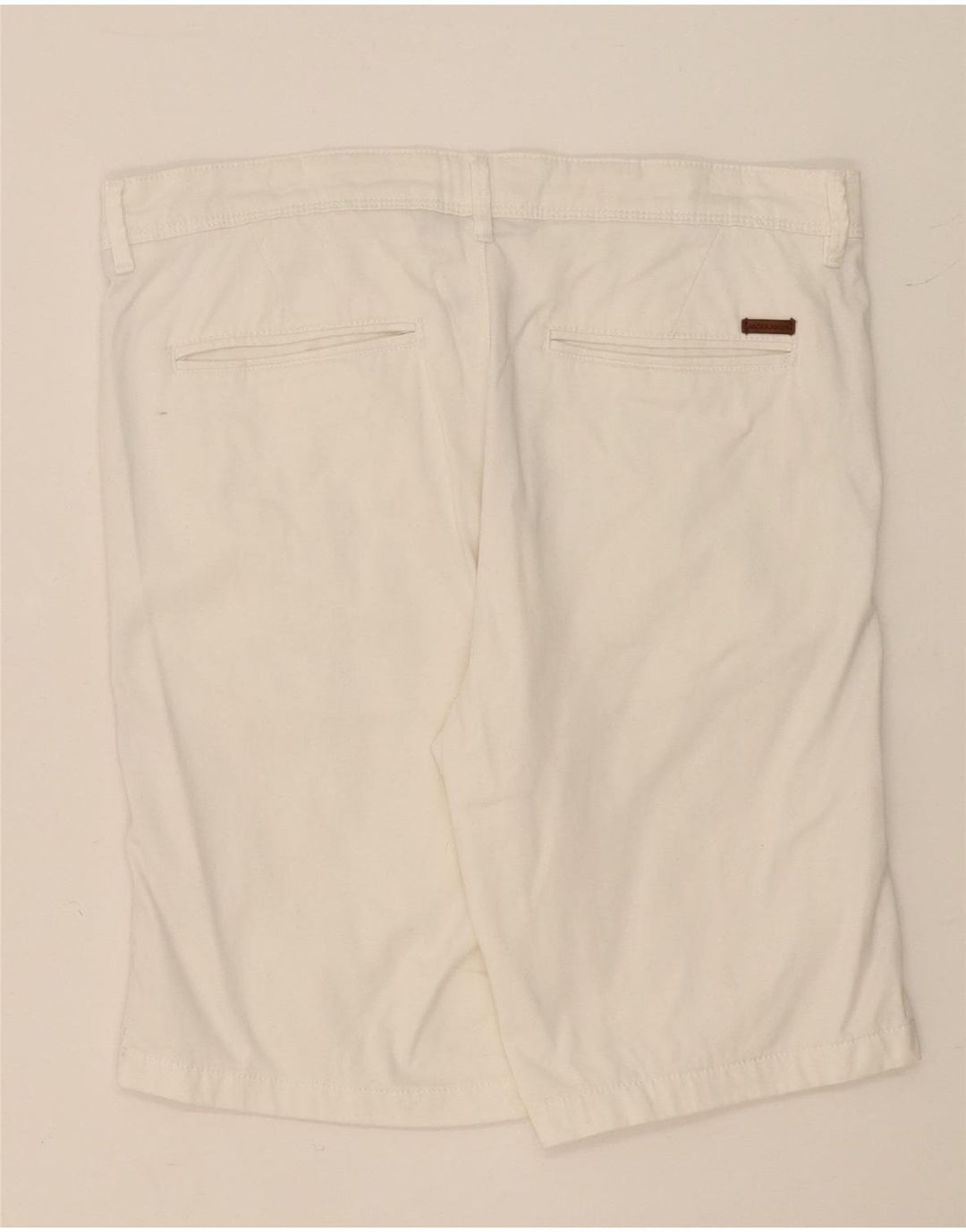 JACK & JONES Mens Chino Shorts Médio W32 Branco