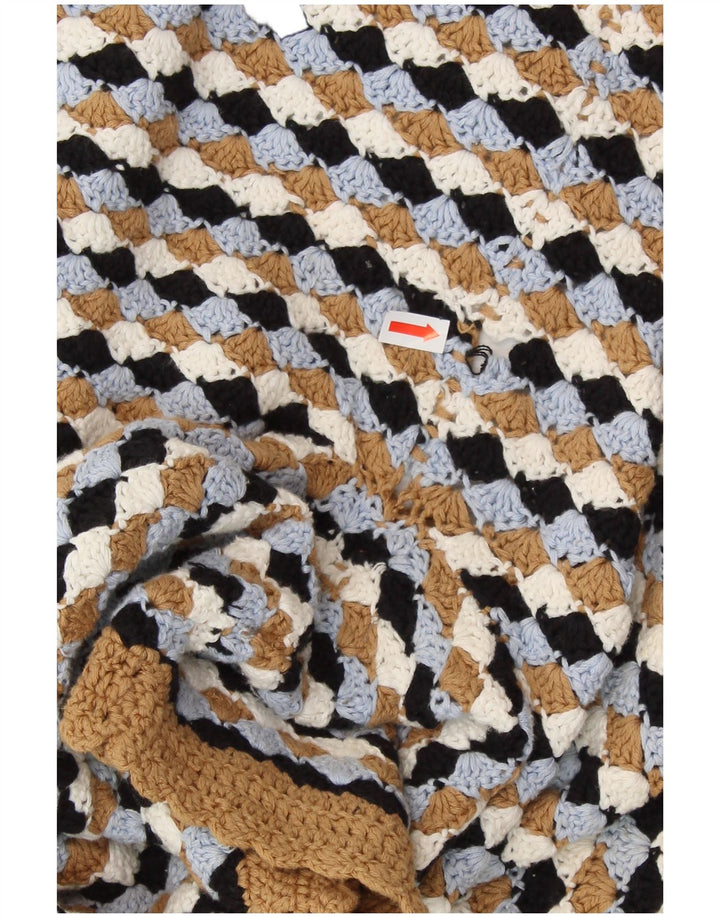 Suéter feminino ZARA com gola canoa e gola canoa Reino Unido 14 grande multicolorido