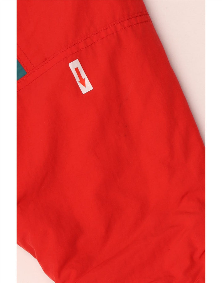 Jaqueta de esqui masculina Sergio Tacchini UK 40 grande bloco colorido multicolorido