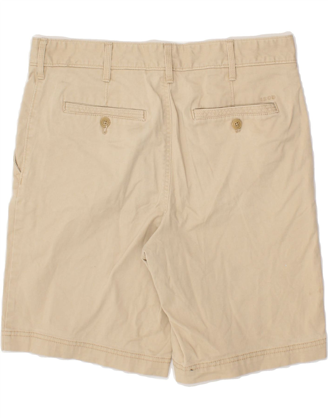 IZOD Mens Salt Water Chino Shorts W33 Large  Beige Cotton Vintage Izod and Second-Hand Izod from Messina Hembry 