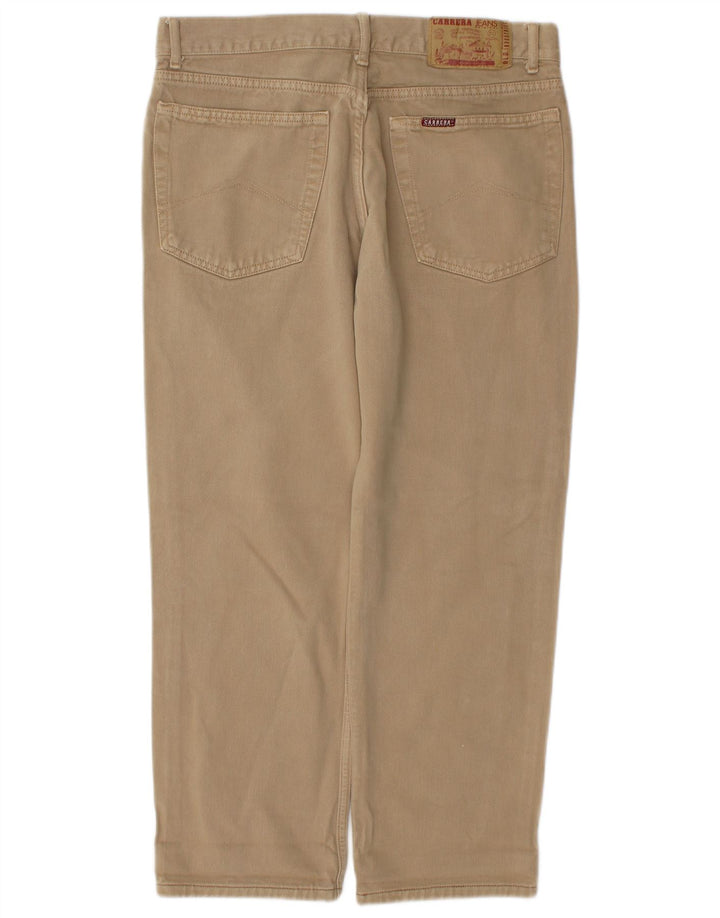 Carrera Jeans masculino recortado reto W32 L26 bege