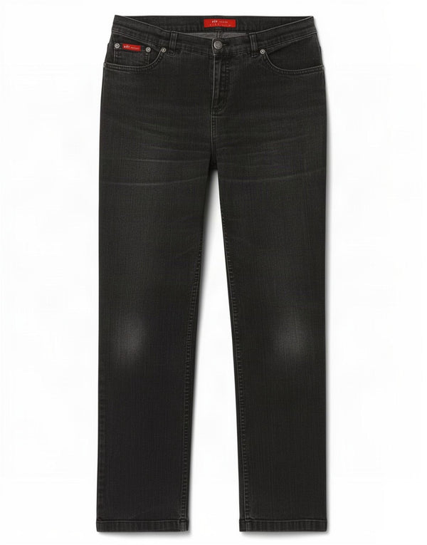 Marks & Spencer Feminino Per Una Straight Jeans UK 12 Médio W30 L30 Preto