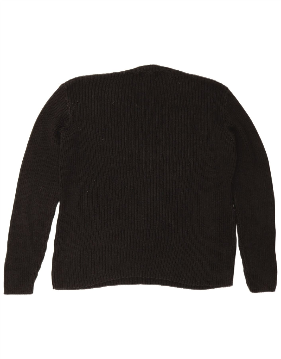 L.O.G.G Suéter masculino com decote em V XL algodão preto