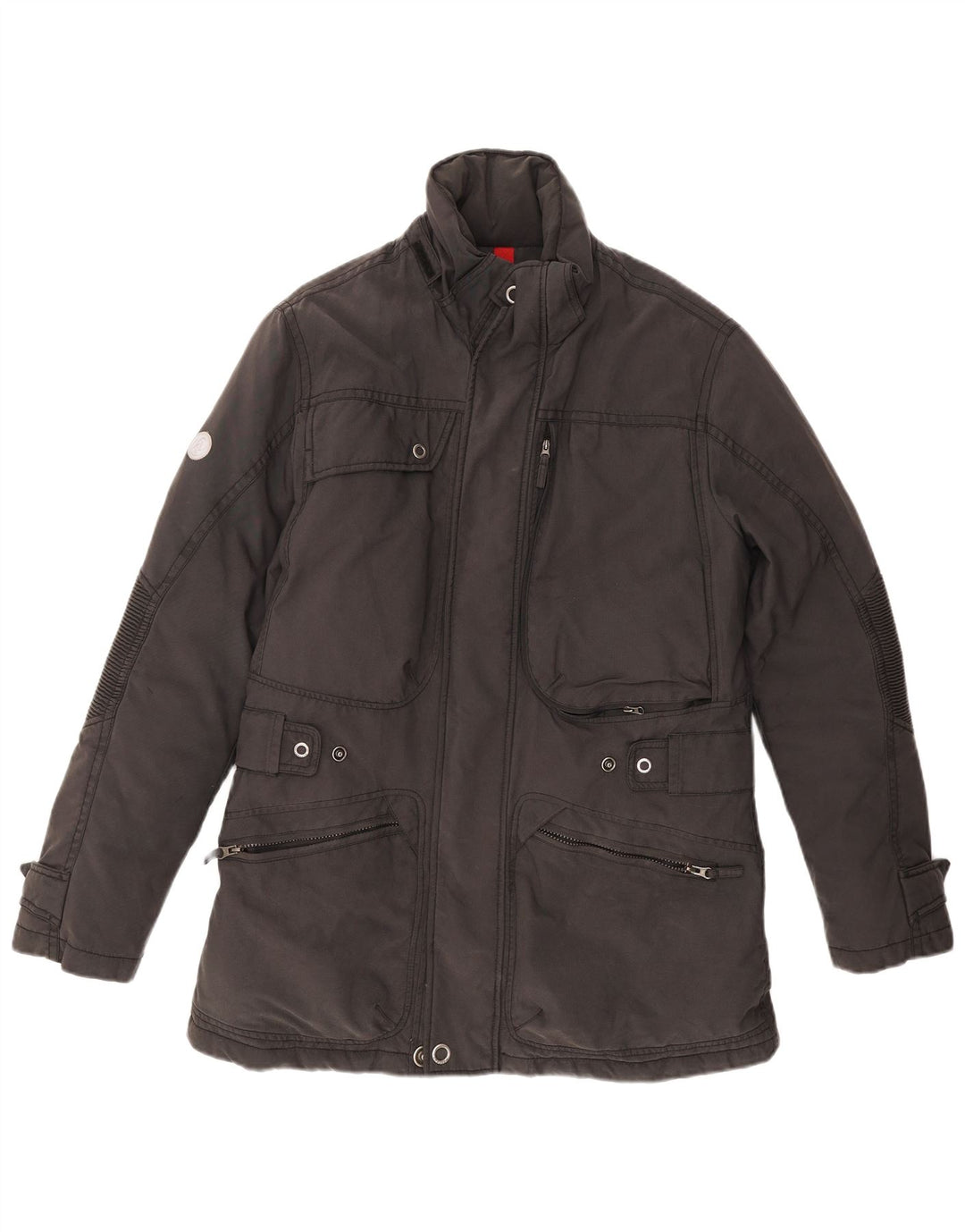 Jaqueta acolchoada masculina Invicta UK 40 grande cinza nylon