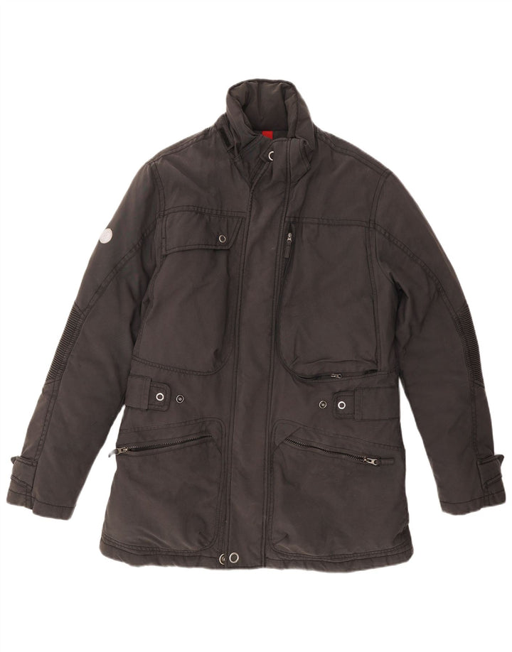 Jaqueta acolchoada masculina Invicta UK 40 grande cinza nylon