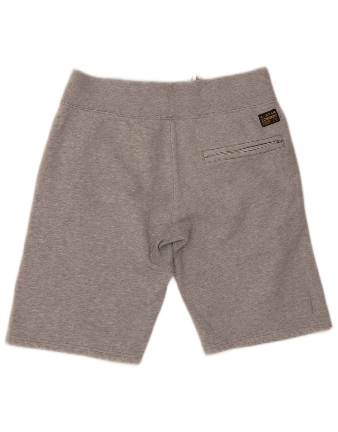 Shorts esportivos gráficos masculinos G-Star algodão manchado cinza médio
