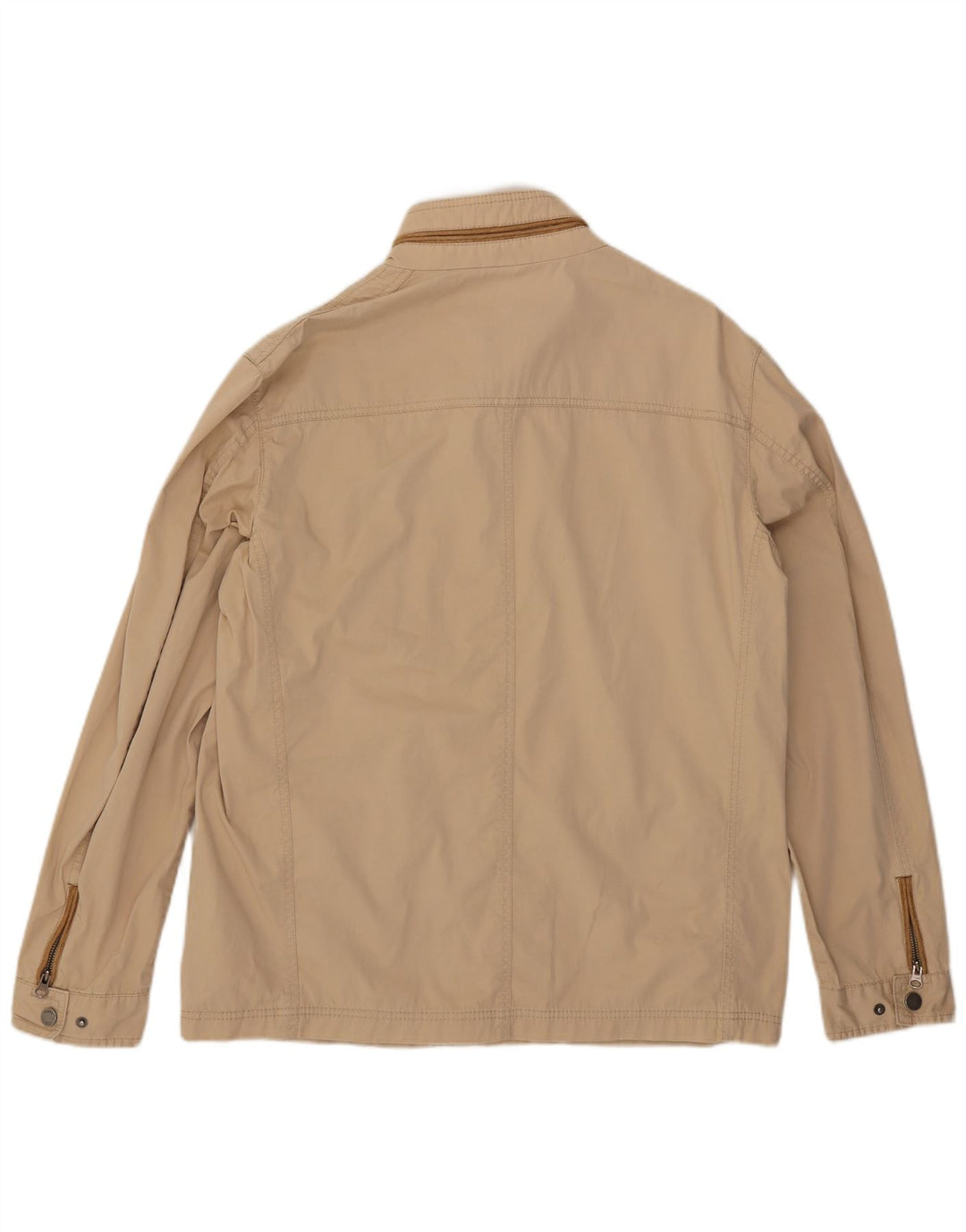 Jaqueta utilitária masculina MASSIMO DUTTI UK 42 XL algodão bege