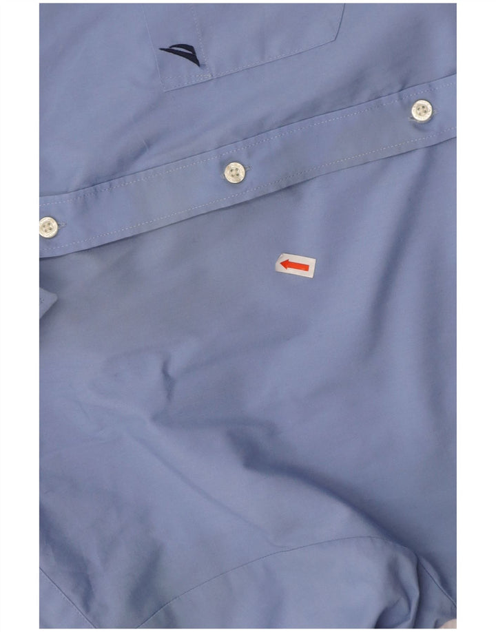 Camisa NAUTICA Boys Regular Fit 15-16 Anos Azul Algodão