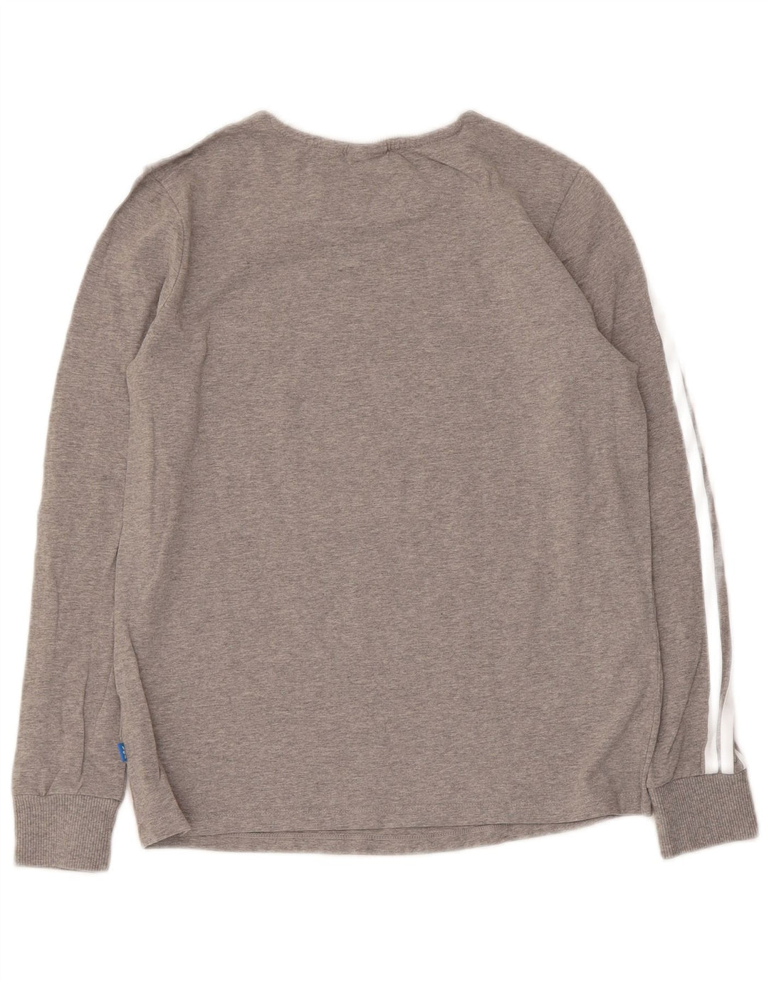 Adidas feminino gráfico moletom jumper UK 12 cinza médio colorblock