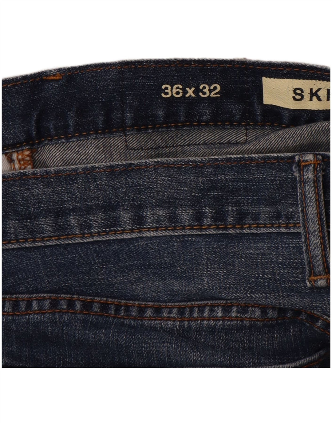 Jeans skinny masculino Gap W36 L32 algodão azul