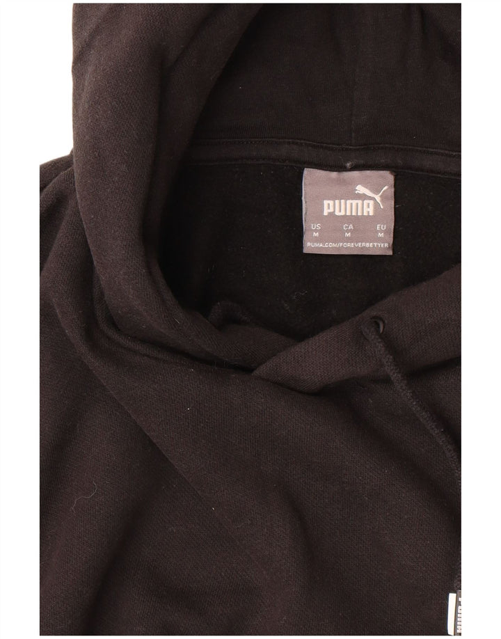 PUMA Mens Hoodie Jumper Médio Preto