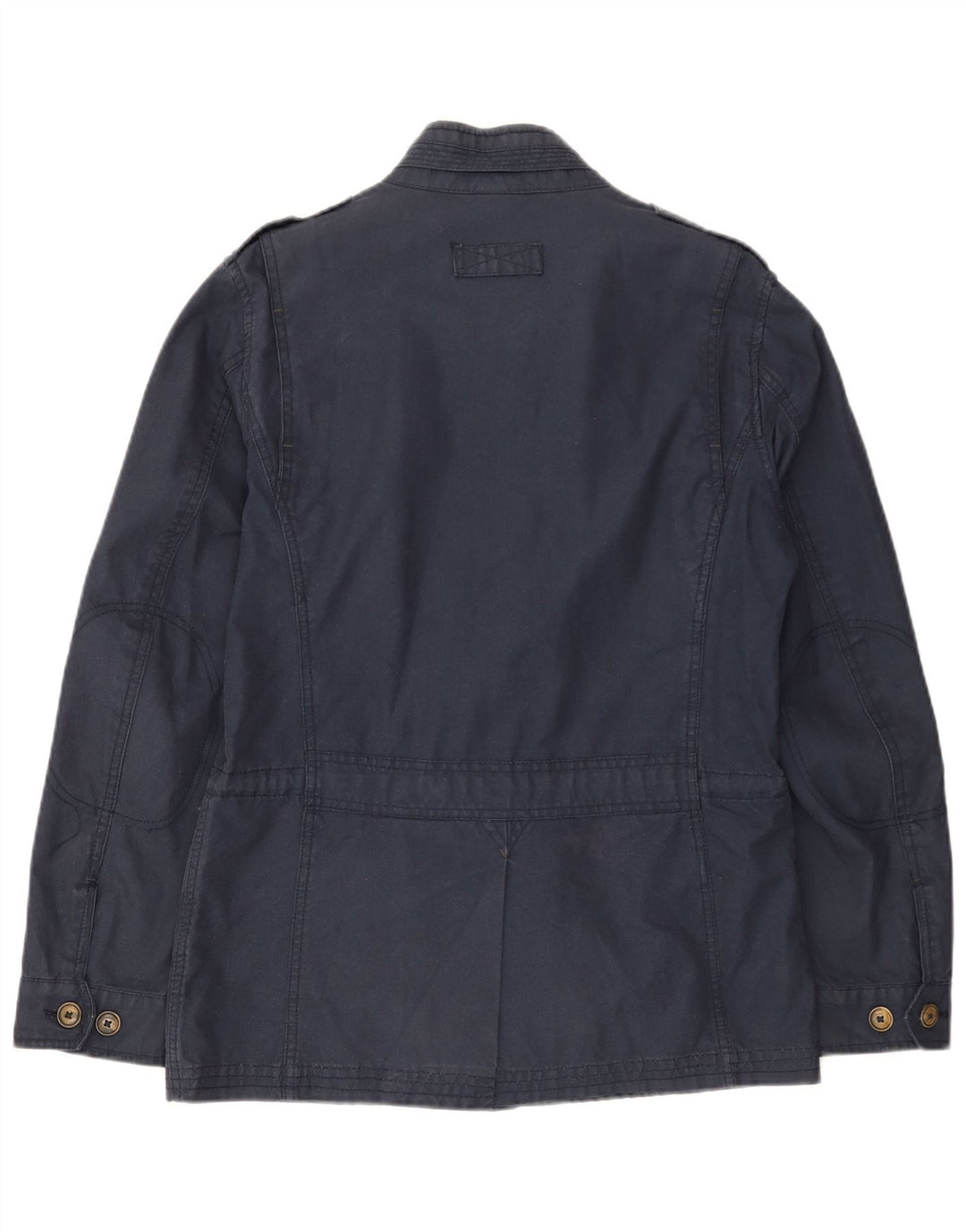 Jaqueta militar masculina MASSIMO DUTTI UK 36 pequena azul marinho