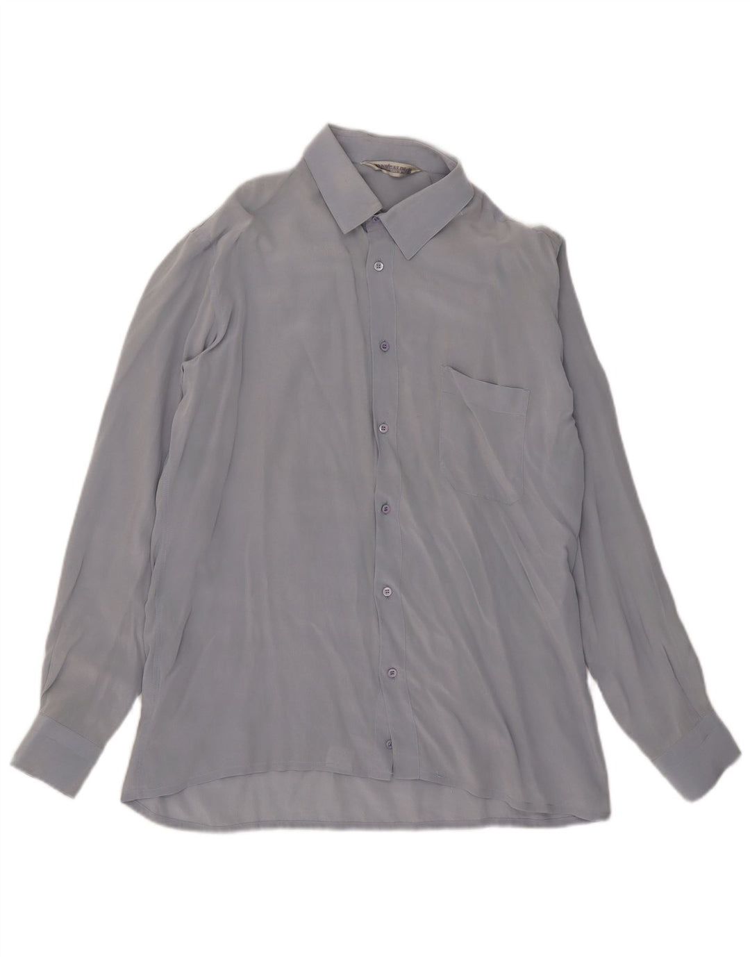 Camisa masculina Pancaldi & B tamanho 16 41 grande cinza