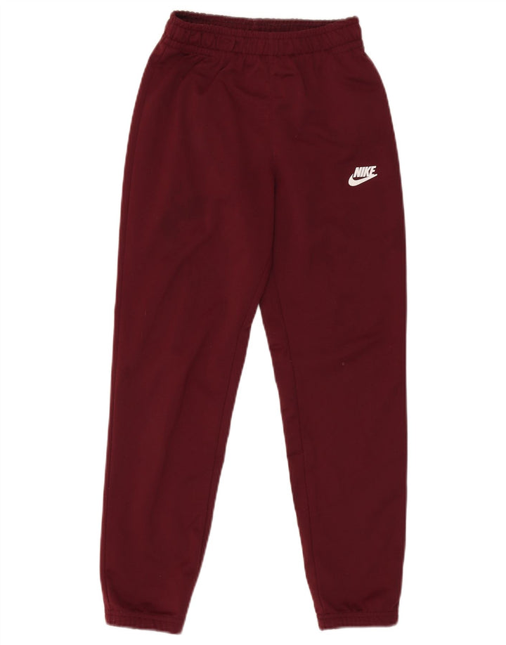 NIKE Meninos Calças de treino Joggers 10-11 anos Médio Borgonha Poliéster