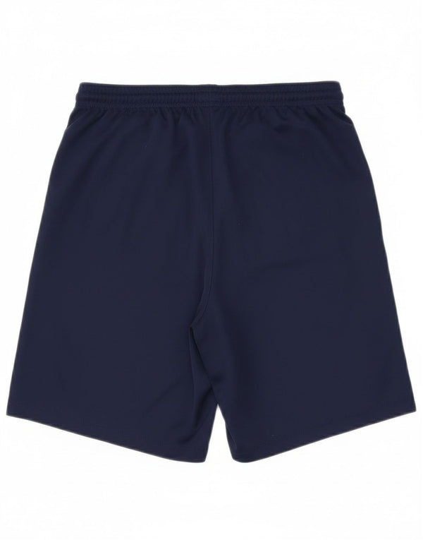Shorts esportivos masculinos Nike Dri Fit Slim Fit pequenos poliéster azul marinho