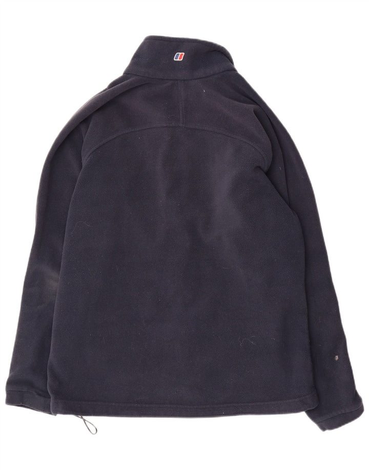 Jaqueta de lã masculina Berghaus UK 42 XL azul marinho