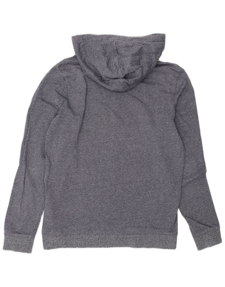 Suéter com capuz gráfico masculino JACK & JONES grande algodão azul marinho